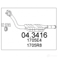 Катализатор MTS CE HYPD 043416 Fiat Scudo 8033464062545