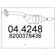 Катализатор MTS LIS AB6L Renault Megane (LM) 2 Седан 1.4 98 л.с. 2003 – 2025 8033464914660 044248