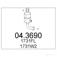 Катализатор MTS 1701880 043690 GESGL P5 8033464064280