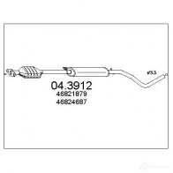 Катализатор MTS Fiat Stilo 29 O5R1O 8033464066499 043912