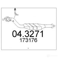 Катализатор MTS L0 5AY 8033464061272 043271 Peugeot 406 1 (8C) Купе 3.0 V6 24V 190 л.с. 1997 – 2004