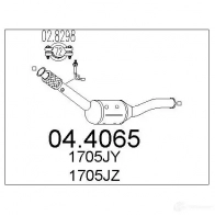 Катализатор MTS 8033464455521 HI O5DB6 044065 Peugeot 406 1 (8B) Седан 2.0 16V 136 л.с. 2000 – 2004