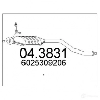 Катализатор MTS 8033464065690 043831 1702012 7 QYZQI