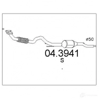 Катализатор MTS EB 6IZ Seat Toledo (1M) 2 1998 – 2004 8033464230036 043941