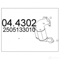 Катализатор MTS 044302 1702461 8033464158606 0JN 183