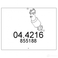 Катализатор MTS 1702378 8033464914271 044216 5DRT M