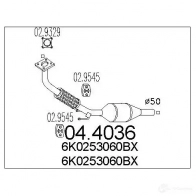 Катализатор MTS 8033464454098 HN 6JQ 044036 1702203