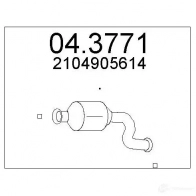 Катализатор MTS 4KHE K 043771 Mercedes E-Class (S210) 2 Универсал 3.2 E 320 T (265) 224 л.с. 1996 – 2003 8033464065096