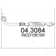 Катализатор MTS Land Rover Freelander 043084 8033464448691 RN7U IKY