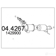 Катализатор MTS 8033464155087 044267 RM4 ULX Ford Galaxy 2 (CA1, WM) Минивэн 2.0 Flexifuel 145 л.с. 2006 – 2015