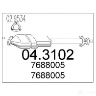 Катализатор MTS 0HY QVA 1701431 8033464059897 043102