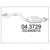 Катализатор MTS Mercedes C-Class (W202) 1 Седан 2.3 C 230 Kompressor (2024) 193 л.с. 1995 – 2000 SM MIV 8033464064679 043729