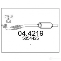 Катализатор MTS 044219 Opel Astra (H) 3 Хэтчбек 1.7 CDTI (L48) 100 л.с. 2004 – 2010 8033464914301 L10TO F