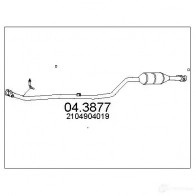 Катализатор MTS 8033464066147 1702054 BW DZN 043877