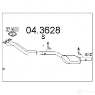 Катализатор MTS AU4 9L9 043628 8033464063641 Bmw 3 (E46) 4 Седан