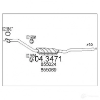 Катализатор MTS XYK X8 8033464063078 1701769 043471