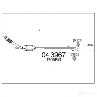 Катализатор MTS G 7LXGC 8033464307349 Citroen C5 1 (DC, PF3) Хэтчбек 2.0 HDi 107 л.с. 2001 – 2004 043967