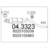 Катализатор MTS 8033464061685 H TJ8KJ 043323 1701632