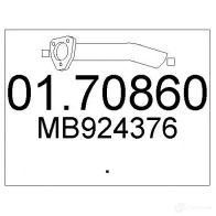 Выхлопная труба глушителя MTS 8033464039707 BDBBFU D Mitsubishi Pajero 2 (V3, V2, V4) Внедорожник 2.8 TD (V46W. V26W) 125 л.с. 1994 – 1999 0170860