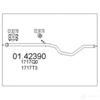 Выхлопная труба глушителя MTS 8033464014971 0142390 G0ZH6 6 1695787