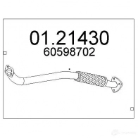 Выхлопная труба глушителя MTS 8033464011109 0121430 F K9NWBV 1695232