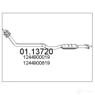 Выхлопная труба глушителя MTS 1694471 0113720 8033464004293 5 N2MS