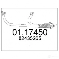 Выхлопная труба глушителя MTS 8033464007782 0117450 1694805 K G24XX