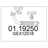 Выхлопная труба глушителя MTS EC LXZ 8033464009106 0119250 1694933