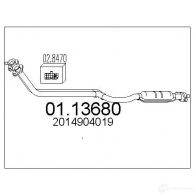 Выхлопная труба глушителя MTS 8033464004255 9C2TF F 0113680 1694469