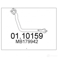 Выхлопная труба глушителя MTS 469C Q1 8033464452704 1694037 0110159