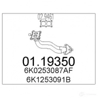 Выхлопная труба глушителя MTS 1694940 8033464009182 0119350 GI0YM E