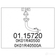 Выхлопная труба глушителя MTS 0115720 3 F5D00R 8033464006228 Kia