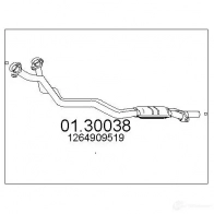 Передний глушитель MTS 0130038 Z 8482 8033464451950 1695394