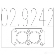 Прокладка трубы глушителя MTS 029242 Z8 PZY 8033464050993 1700736
