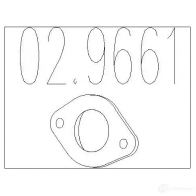 Прокладка трубы глушителя MTS Fiat Punto 029661 8033464235833 JE KCPMQ