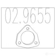 Прокладка трубы глушителя MTS Fiat Strada (178) 1 Пикап 1.7 TD 69 л.с. 1999 – 2006 8033464235772 029655 H CSPCQ