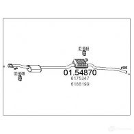 Резонатор MTS 1697019 8033464021337 0154870 L 2R93UN