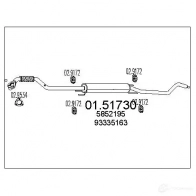 Резонатор MTS 8033464018207 1696720 2B0AF6 J 0151730