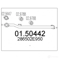 Резонатор MTS 8033464447854 0150442 UDN6 I1 Hyundai Tucson (JM) 1 Кроссовер 2.0 CRDi 113 л.с. 2004 – 2010