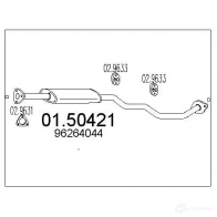 Резонатор MTS 0150421 8033464434403 N772D E Chevrolet
