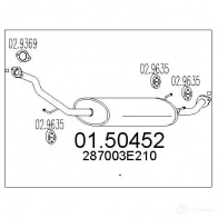 Резонатор MTS 1696287 0150452 8033464448530 8L78 4