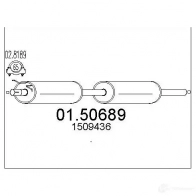 Резонатор MTS A I3MV Ford Transit 7 (FA) Фургон 2.4 TDCi 4x4 140 л.с. 2006 – 2014 8033464155179 0150689