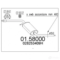 Резонатор MTS 8033464024420 X 5CSG3 0158000 1697310