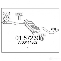 Резонатор MTS B1 4ZBY 0157230 8033464023669 1697240