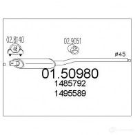 Резонатор MTS 0150980 1696649 8033464017460 CI3 UJ