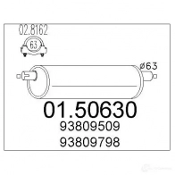 Резонатор MTS 0150630 PEL 54F8 1696455 8033464017118