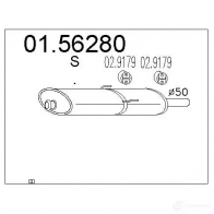 Резонатор MTS Renault Espace YI 68VY 8033464022723 0156280