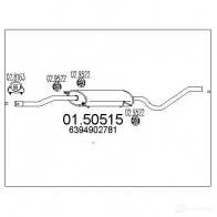 Резонатор MTS 1696347 0150515 8033464452254 RB UB6L6