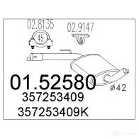 Резонатор MTS XVJ1 G 8033464019044 1696800 0152580