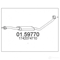 Резонатор MTS 7 KZH4GU 0159770 8033464026189 Toyota Celica (T200) 6 Купе 2.0 i 16V (ST202) 170 л.с. 1996 – 1999